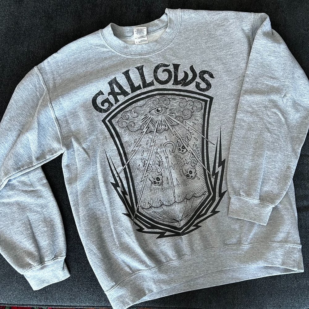 Gallows Band English Hardcore Sweater Large Metal